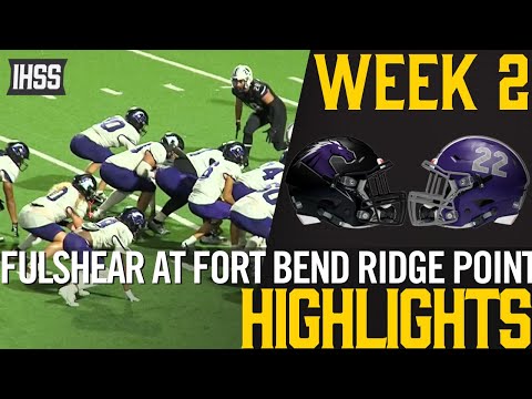 Epic Showdown: Ridge Point vs Fulshear High Football Highlights