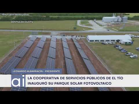 La Cooperativa de El Tío inauguró su Parque Solar Fotovoltaico
