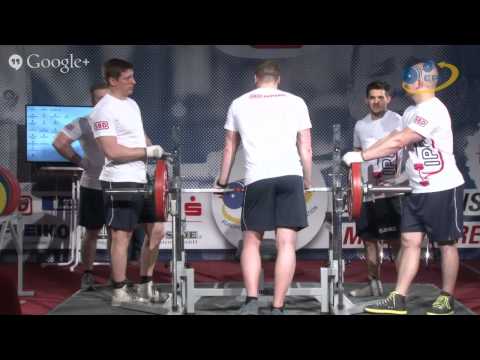 Men 74 kg + 83 kg - European Open Powerlifting Championships 2015