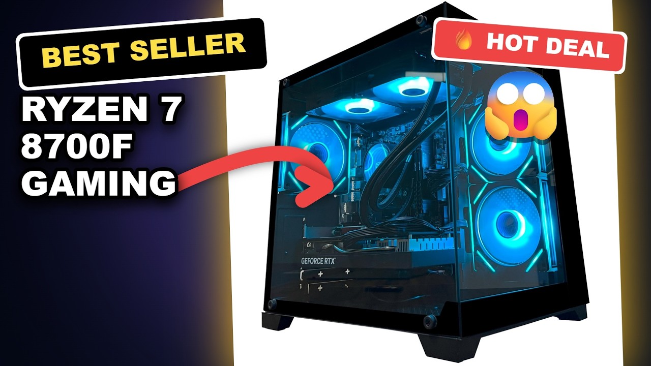 Ryzen 7 8700F Gaming PC Tested: 4K Ready RTX 4060 Ti Powerhouse Review review video