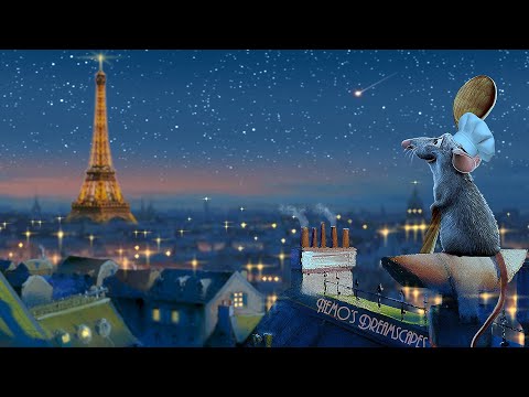 Midnight in Paris - Oldies playing in another room (City night Ambience Paris) 6 HOURS ASMR