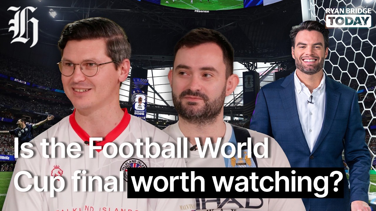 Sport panel: Is the Football World Cup final worth watching with England gone? | Ryan Bridge TODAY