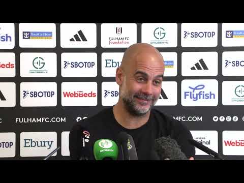 THE TITLE IS OURS TO LOSE NOT ARSENAL! | Pep Guardiola | Fulham 0-4 Man City