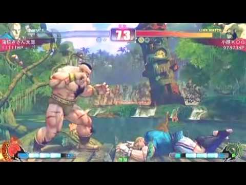 SF4:Kabayaki (Ab),Keke (Ch),Echo (Ke) vs Noriyasu (Go),KOG (Za),RF (Sa) - NSB 11