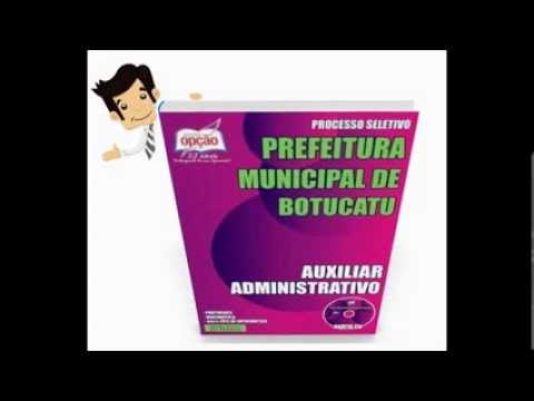 Apostila do Concurso Auxiliar Administrativo de Botucatu 2015