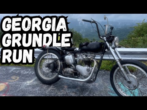 The GRUNDLE RUN! 1950 Triumph Judge!