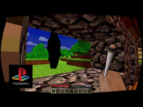 Surviving Cursed PS1 Minecraft but I'm Stoned… The Broken Script