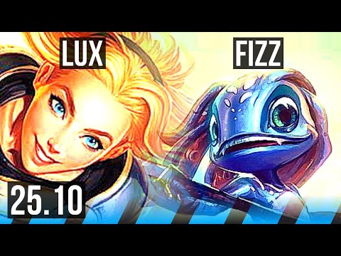 LUX vs FIZZ (MID) | 2200+ games | EUW Master | 25.10