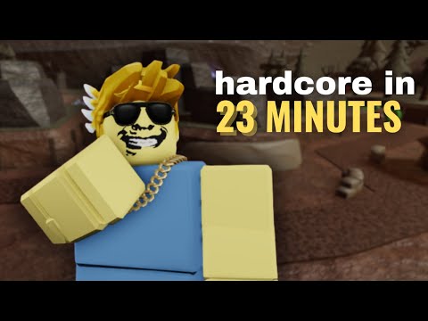 [WR/HISTORY MADE] HC SPEEDRUN IN 23 MINUTES... | BUGLESS/ADMINLESS | Roblox TDS
