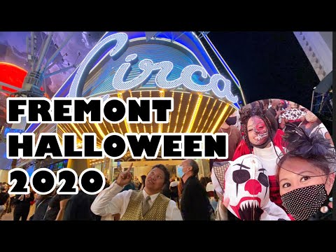 FREMONT DOWNTOWN LAS VEGAS HALLOWEEN 2020 Foot Traffic & CIRCA CASINO Quick Tour