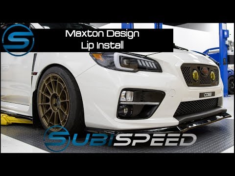 How to install Maxton Design Front Lip on a 2015+ WRX & STI