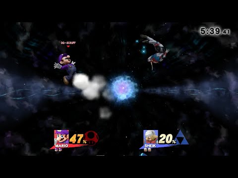 Laf. Sm4sh @ SnB 2 - Scruffy (Sheik+2) vs. Harlow (Sheik)