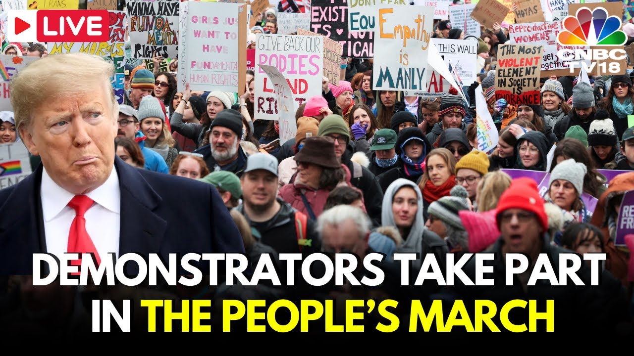 The People's March News: Thousands Attend Protest Ahead of Trump Inauguration in Washington DC |N18G