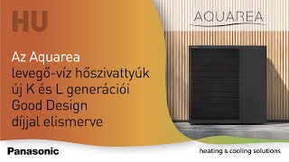 Good Design díj – Aquarea K és L generációs levegő-víz hőszivattyúk