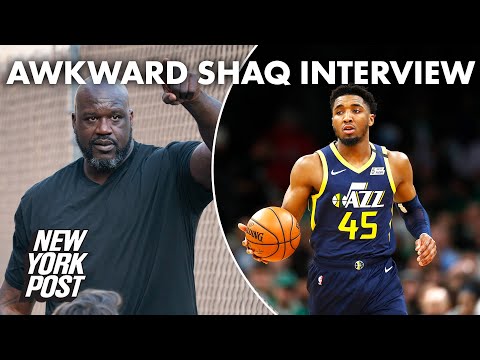 Shaquille O’Neal’s awkward Donovan Mitchell interview couldn’t have gone as planned | New York Post