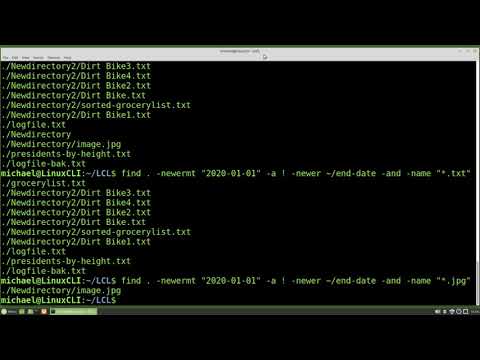 Linux Command Line (35) find pt2