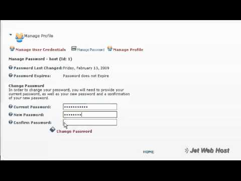 f How to change the default password in DotNetNuke