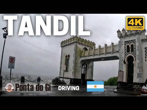 CIUDAD DE TANDIL [PASEO LLOVIENDO] PROVINCIA DE BUENOS AIRES - ARGENTINA #driving TOUR VIRTUAL 2025