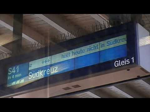 Zuganzeiger: "S41 nach Südkreuz hält nicht in Südkreuz"  !