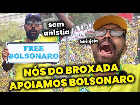VINICIN CAUSANDO NA MANIFESTAÇÃO DO BOLSONARO