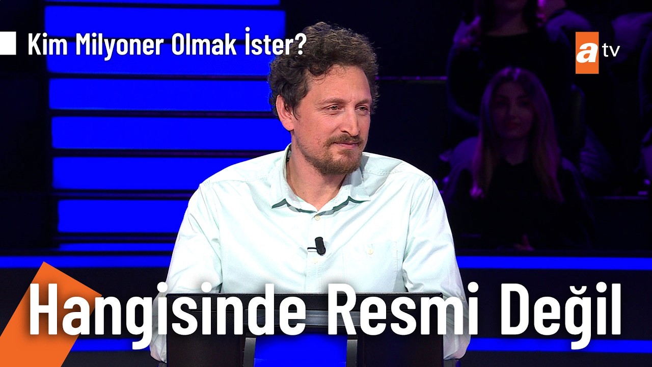 Fransızca hangi ülkede resmi dil değildir? - Kim Milyoner Olmak İster? 1233. Bölüm
