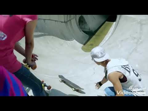 Land Rover evoque skate park stunt