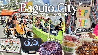 Baguio City 🍓 Bike and Boat Ride at Burnham Park | Good Taste | Mines View Park  ❤︎ Emmy Lou