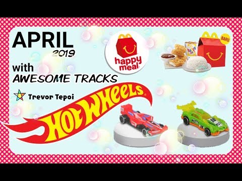 McD Happy Meals | Mainan Edisi Hotwheels April 2019 Video