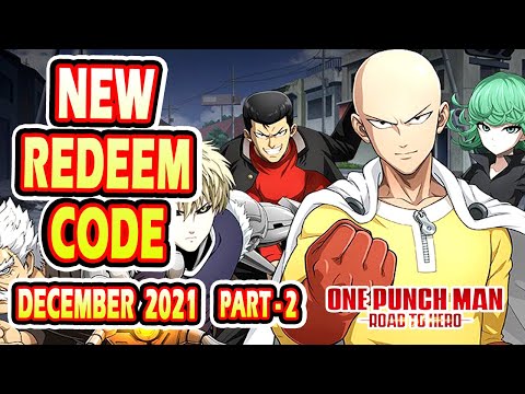 One Punch Man Road to Hero 2.0 New Code 2021 || One Punch Man New Redeem Code December 2021 (Part-2)