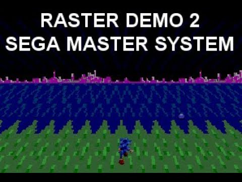 Raster Effect Demo 2 on Sega Master System