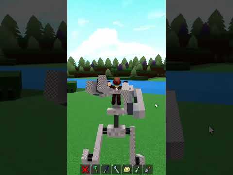 Simple Battle Mech Suit In Roblox Build A Boat For Treasure!