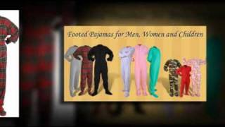 Footed Pajamas, Onesies,  Adult Footed Pajamas, Kids Pajamas and More
