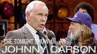 Willie Nelson and Johnny Perform &quot;To All the Girls...&quot; | Carson Tonight Show
