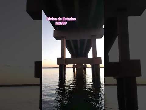 Rio Paraná! Na divisa, Paulicéia-SP com Brasilândia-MS
