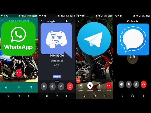 Android incoming call/ Discord & WhatsApp &Telegram & Signal