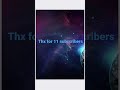Thx For 11 Subs Ytshorts