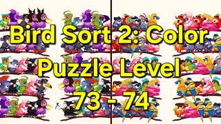 Bird Sort 2: Color Puzzle - Level 73 - 74