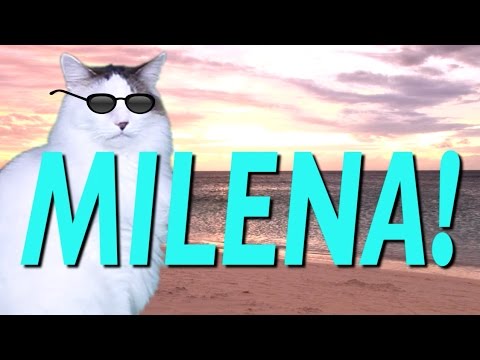 HAPPY BIRTHDAY MILENA! - EPIC CAT Happy Birthday Song