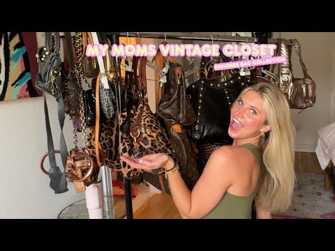My Mom’s a Fashion Hoarder | RAIDING Her VINTAGE DESIGNER BAG Collection 👛✨