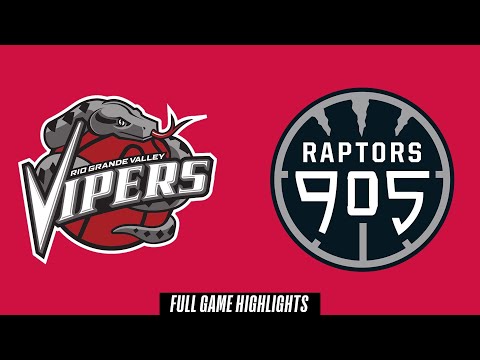 Rio Grande Valley Vipers vs. Raptors 905 - Game Highlights