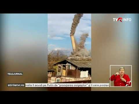 Ultimele simboluri ale Termocentralei Doiceşti din Dâmbovița, demolate