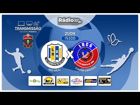 RIO REAL X CAPIM GROSSO - INTERMUNICIPAL 2025 - JORNADA ESPORTIVA 2025 - AO VIVO