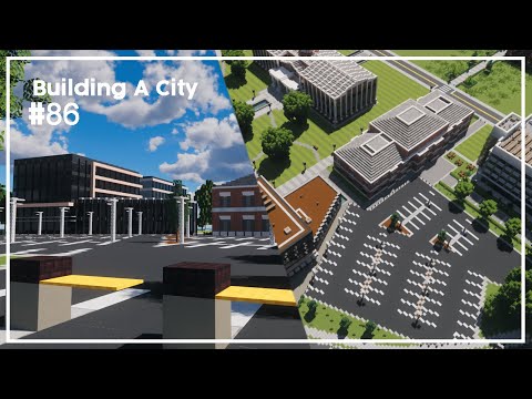 Building A City #86 // University // Minecraft Timelapse