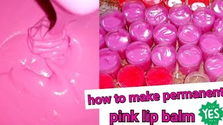 How To Make An Effective & Saleable Pink Lip balm