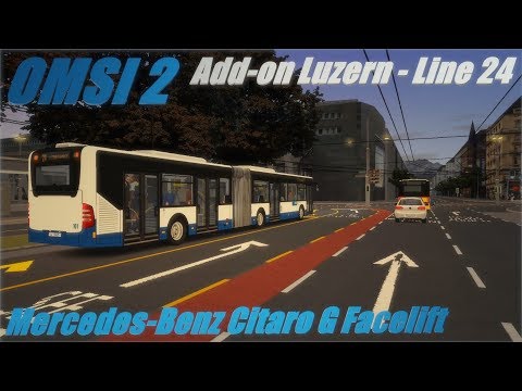 OMSI 2 • Add-on Luzern - Line 24 • Mercedes-Benz O530G Facelift