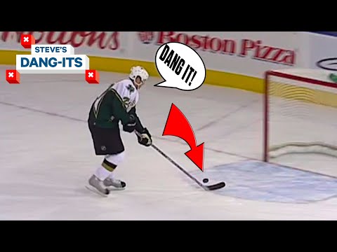 NHL Worst Plays Of All-Time: Patrik Stefan's Empty Net Miss | Steve's Dang-Its