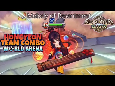 Hongyeon Team Combo in World Arena Ep. 2 - Summoners War