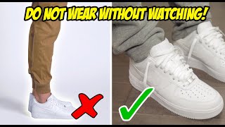 5 MISTAKES YOU&#39;RE MAKING WEARING NIKE AIR FORCE 1&#39;s! (MUST WATCH)