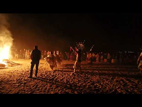 Audrena's Ceremony - Dancing around the Bonfire