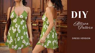 Allison Dress | DIY Halter Babydoll Dress | Beginner-Friendly Sewing Tutorial